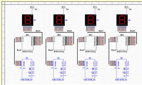 Image result for Countdown Circuit Using Multisim