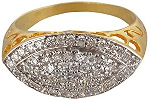 Silver Stone Finger Ring For Women & Girls : Amazon.in: Jewellery