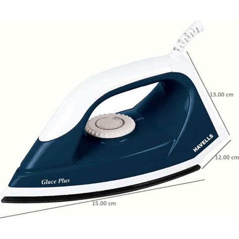 Havells 1000 W GHGDIBUB100 Glace Plus Non Stick Coated Sole Plate Dry ...