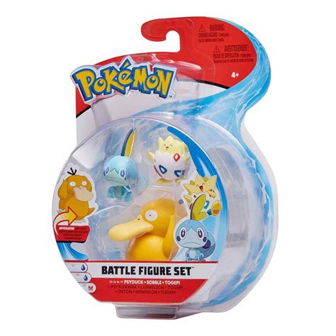 Buy Pokemon Battle Figure Action Set Psyduck Sobble Togepi 3Pack Online ...