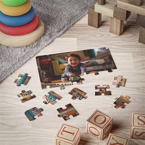 Personalized Kids Photo Puzzle, 30 Pieces, Custom Photo and Text, 11" X ...