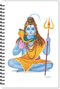 ESCAPER Lord Shiva Diary (Ruled - A5 Size), Shiv Diary, Devotional ...