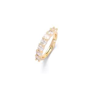 SALTY Anti Tarnish Victoria Gold Finger Ring for Women | Adjustable ...