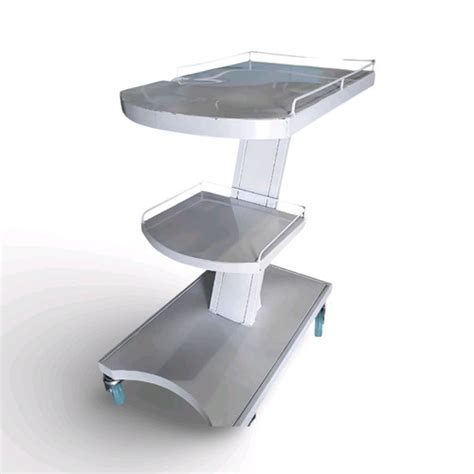 Jual Trolley Instrumen Medis USG/ECG/EKG | Troli EKG Bahan Besi | Troli ...