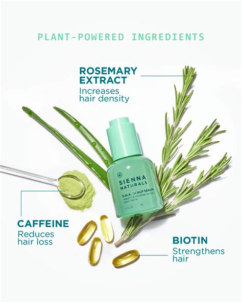D.N.A. Scalp Serum for Thinning Hair by Sienna Naturals (Vegan, Dermatologist Approved)