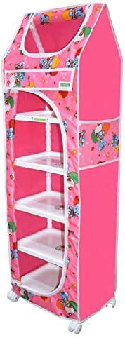 Buy FLIPZON Baby Wardrobe Plastic Multipurpose 6 Shelve, Foldable ...