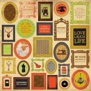 Kaisercraft In The Attic Spot Varnish Paper 12"X12"-Pictures 10 Per ...