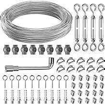 Frientool 30M wire rope kitΦ2mm,With turnbuckle India | Ubuy