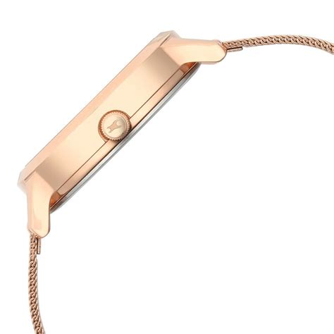 Buy Online Fastrack Fleek Quartz Analog Rose Gold Dial Stainless Steel ...