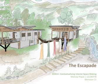 The Escapade- Designing a Hospitality space | CEPT - Portfolio