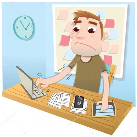 Busy Man Cartoon 的图像结果