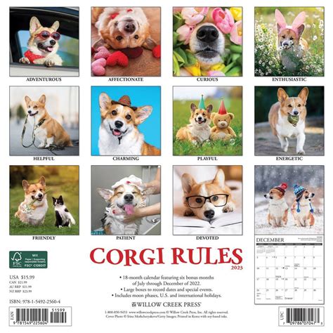 Buy Corgi Rules 2023 Wall Calendar (Other) Online at Lowest Price in ...