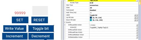 ABB HMI Events And Action In Abb Panel Builder