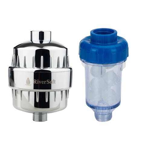 RIVERSOFT Combo Pack: SF-15 PRO Shower and Tap Filter With 15 Stage, WF ...