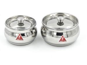 JEE ALTO Stainless Steel (300ml, 425 ml), 2 Piece, Silver Container ...