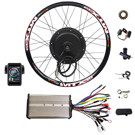 90km/h Speed 29inch 135mm Dropouts E-bike Kit 48V-72V 3000w E bike ...