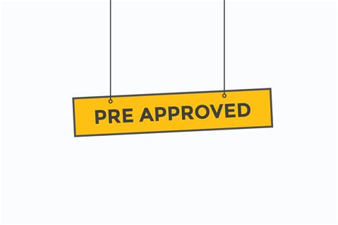 Image result for Pre-Approved Vector