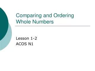 Image result for Comparing Wholw Numbers Rule