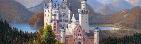 Download wallpaper Mountains, Trees, Germany, Castle, Bayern, Picture ...
