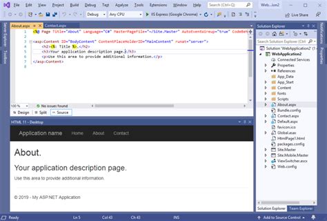 Image result for HTML Visual Studio 2019