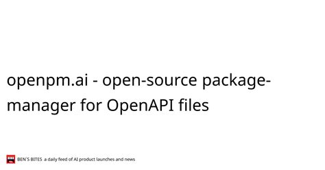 Image result for Open Source Package Manager