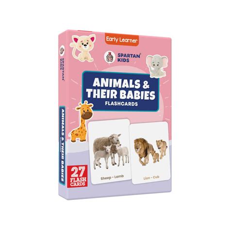 Captivating Animal Baby Flash Cards: 27 flash Cards for Kids – Spartan ...