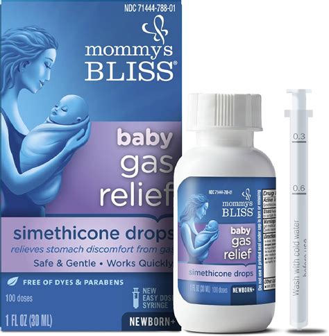 Mommy's Bliss Fast Acting Gas Relief Drops for Infant Tummy Troubles to ...