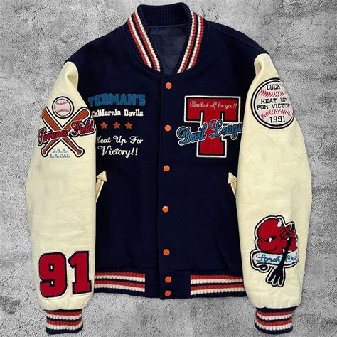 Letterman Wool Varsity Jacket/College Patches Varsity Jacket Pullover ...