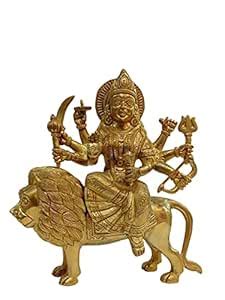 Buy Amba MATA Panchdhatu Idol Durga MATA Big Size Statue for Puja Home ...