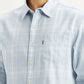 Men's Plaid Light Blue Slim Fit Shirt – Levis India Store