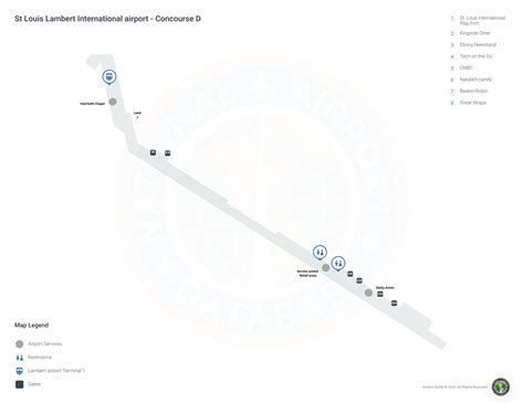 St Louis Airport (STL) | Terminal maps | Airport guide