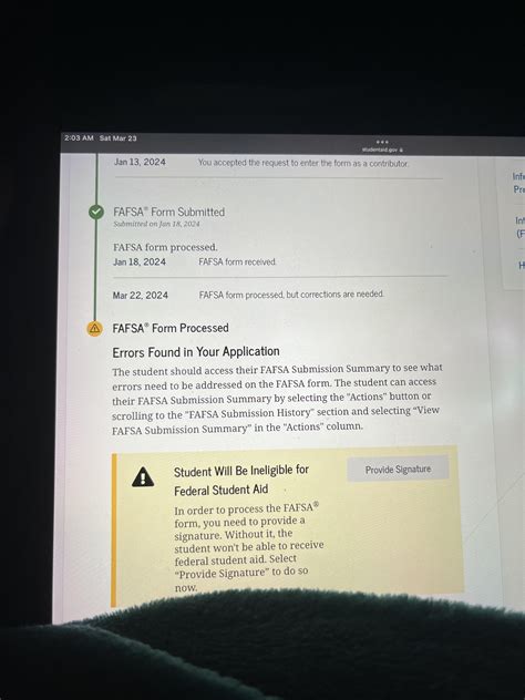 Parent signature : r/FAFSA