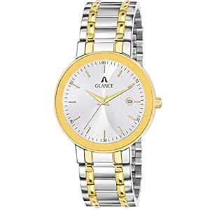 Aglance 1963BM01 White Dial : Amazon.in: Fashion