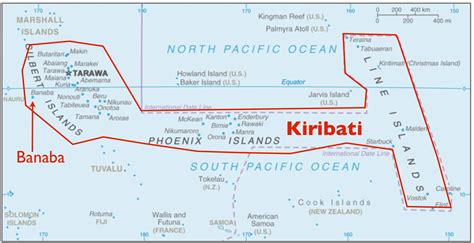 Kiribati Kartenrand