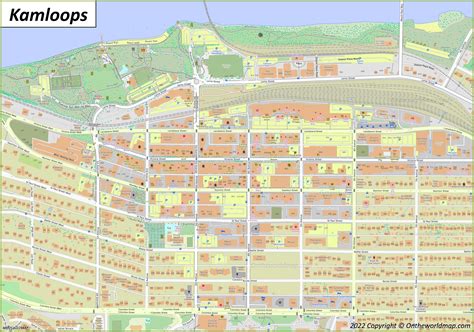 Kamloops Map | British Columbia, Canada | Detailed Maps of Kamloops