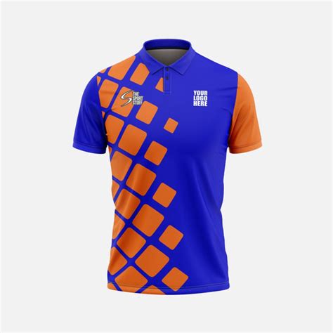 Royal Orange Tile Customized Cricket Team Jersey Design | Customized ...