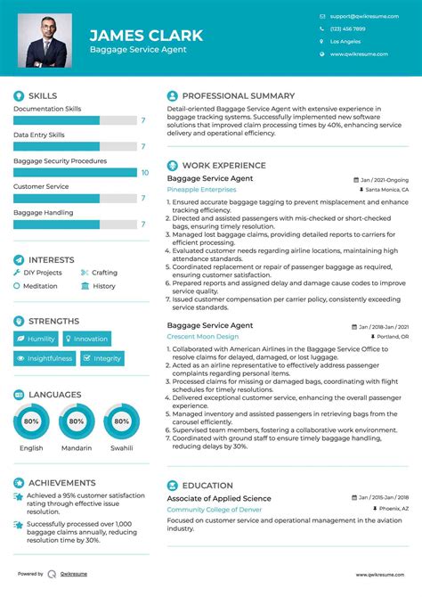 10+ Baggage Service Agent Resume Samples & Templates for 2025