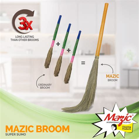 Buy Mazic Super Sumo Floor Broom Stick, Indian Brush Jhadu with ...