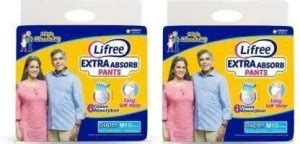 LIFREE A Extra Absorb Adult Diapers - M (20 Pieces) Adult Diapers - M ...