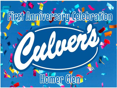 Culver's Celebrates One Year Anniversary in Homer Glen - All Are ...