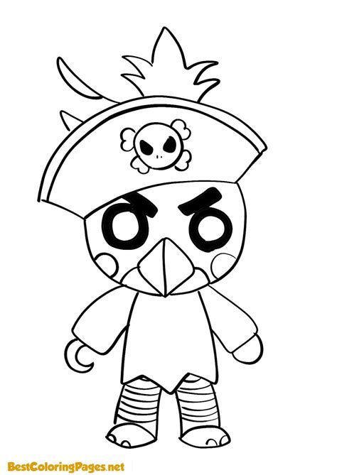 Piggy Roblox Coloring Pages