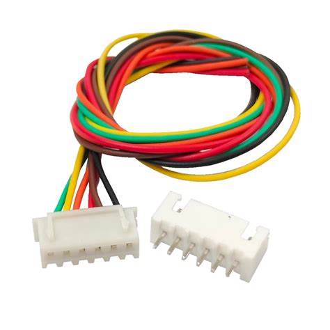 Probots 6-pin JST XH Polarised Connector 2.54mm pitch Male & Female ...