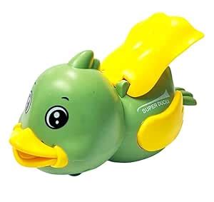 Buy LIONWY Crawling Duck Press and Go Toy Action Figure, Animal Playset ...