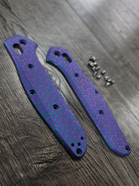 Benchmade 940 Osborne – Geometric Trio Anodized – Laser Engraved ...
