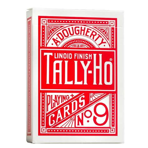 Buy Tally-Ho Fan Back Playing Cards Red at Art of Cards