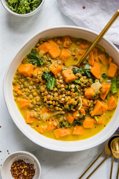 Vegetarian Lentil & Sweet Potato Curry - Jar Of Lemons