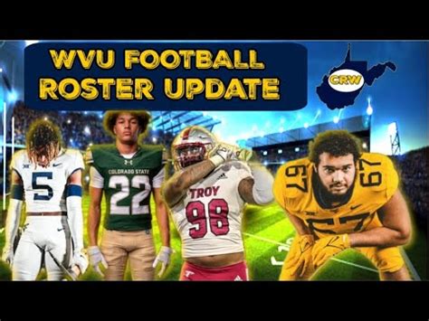 1/19 WVU Football Roster Update | West Virginia Football 2024 | West ...