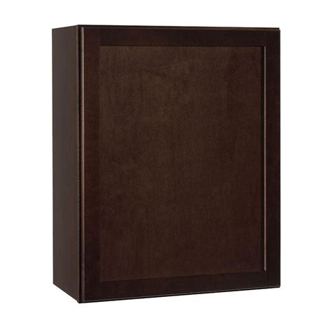 Buy Shaker Assembled 24x30x12 in. Wall Kitchen Cabinet in Java Online ...