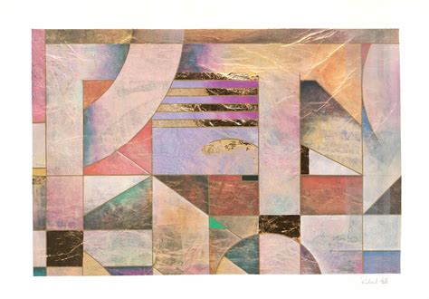 Schematic Code II by Richard Hall - 28 X 40 Inches (Lithography Signed ...