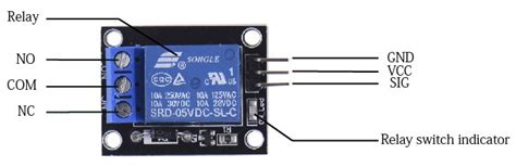 Single Channel Relay Module [Black] – Optocoupler Isolated 1-Channel Relay